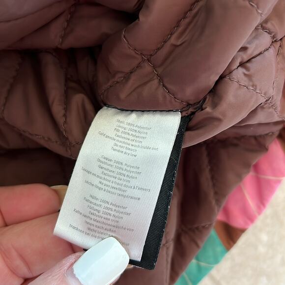 $451 RACHEL ANTONOFF argyle plaid belted puffer jacket S - Picture 7 of 11